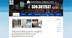 Desktop Screenshot of elettricista-milano.com